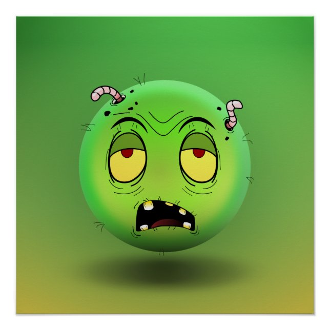 Poster Zombiemoji (Anverso)