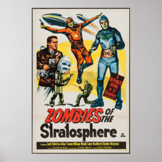 Póster Zombies del poster de la tratosfera