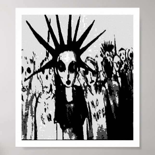 Póster Zombis digitales (Frente)