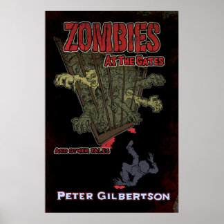 Póster Zombis en las puertas