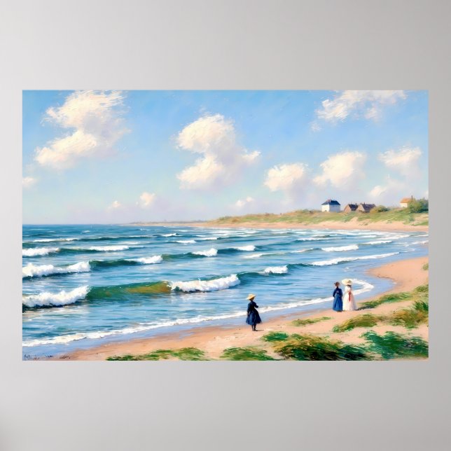 Póster Zomerpicknick aan de Kust (Frente)