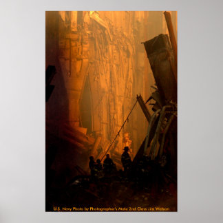 Póster Zona Cero / 13 de septiembre de 2001