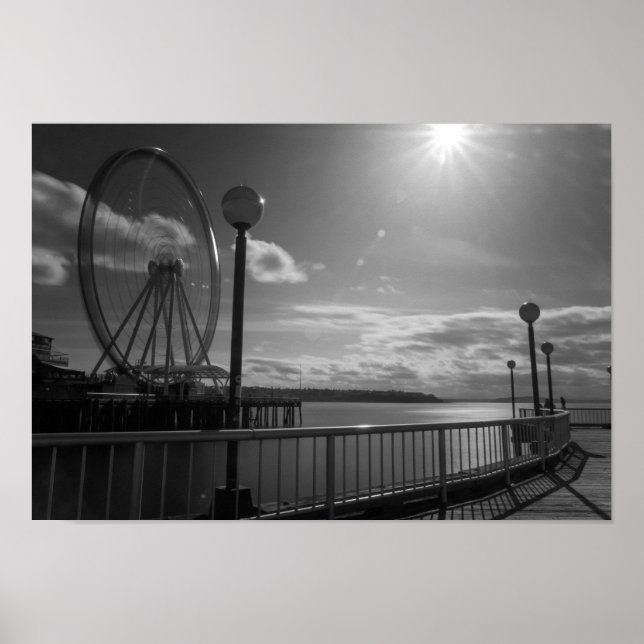 Póster Zona costera de Seattle (Frente)