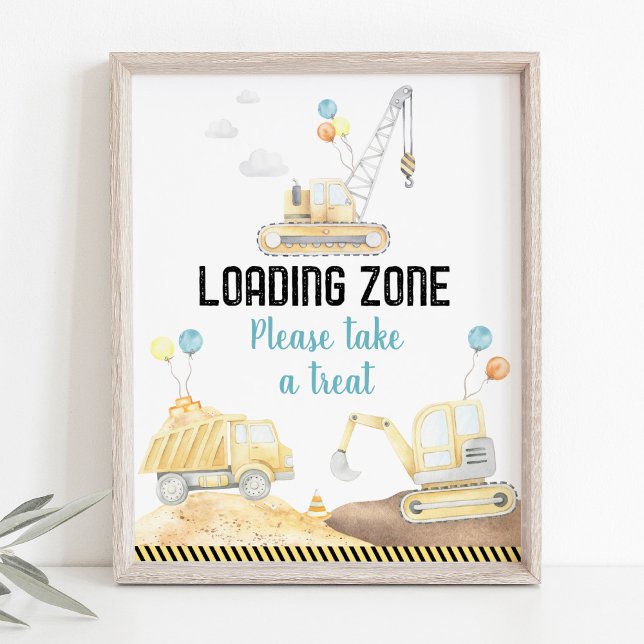 Póster Zona de carga de camiones de construcción trata el (Subido por el creador)