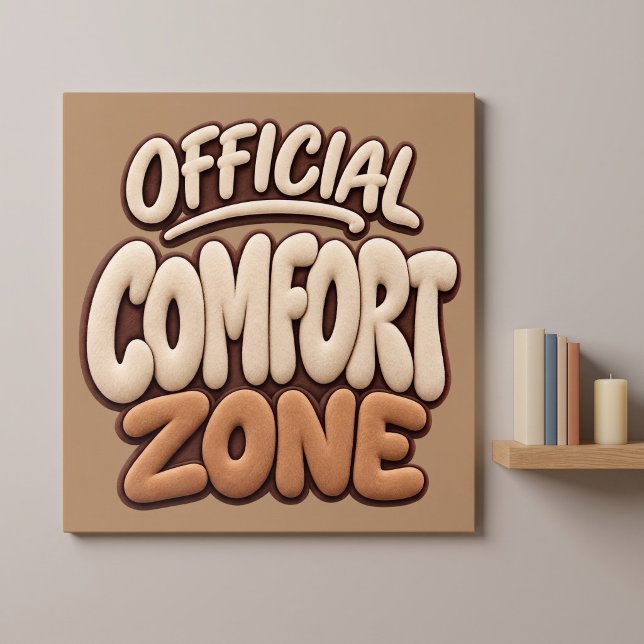 Póster Zona de confort oficial divertida (Subido por el creador)