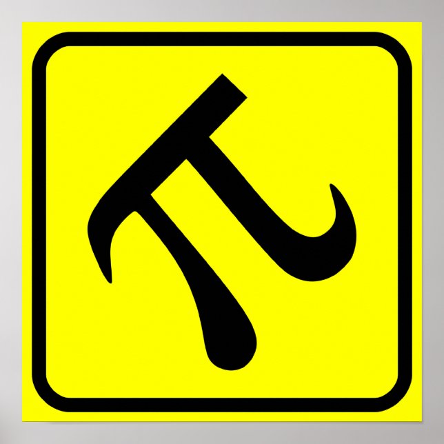 Póster Zona De Cruce De Pi (Frente)