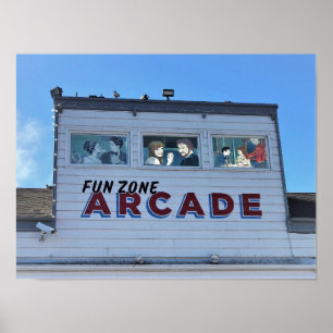 Póster Zona de diversión de Balboa, Newport Beach, Califo