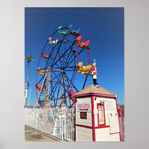 Póster Zona de diversión de Balboa, Newport Beach, Califo