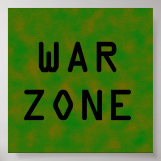 Póster Zona de guerra