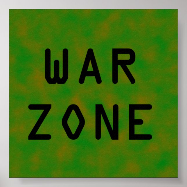 Póster Zona de guerra (Frente)