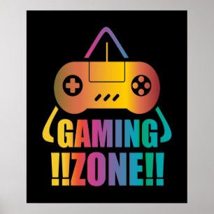 Póster Zona de juegos