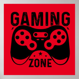 PÓSTER ZONA DE JUEGOS