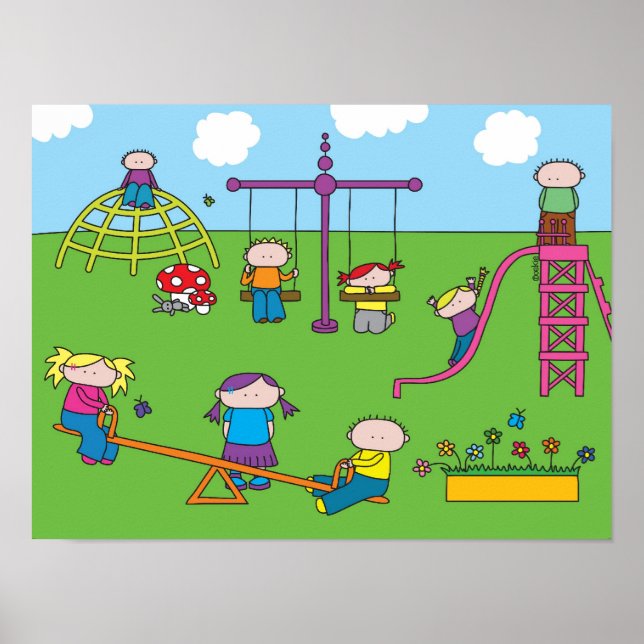 Póster Zona de juegos - Poster (Frente)
