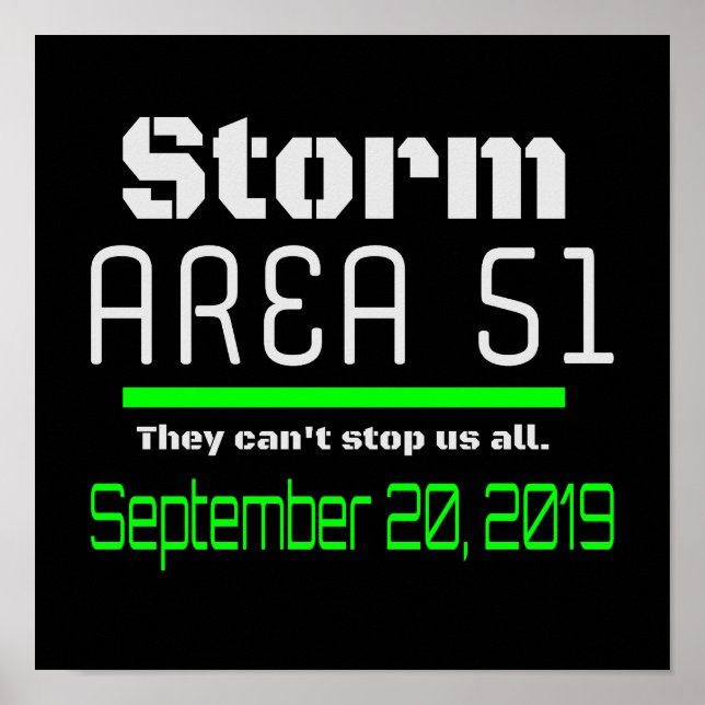 Póster Zona de tormenta 51 sep 20 2019 (Frente)