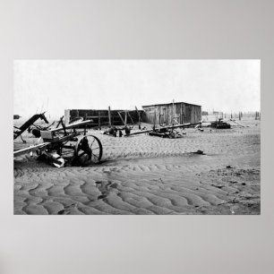 Póster Zona desértica 1935.