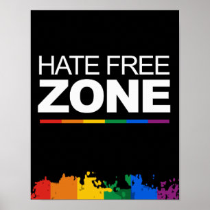 PÓSTER ZONA LIBRE DE ODIO