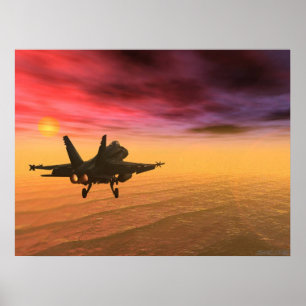 Póster Zona peligrosa