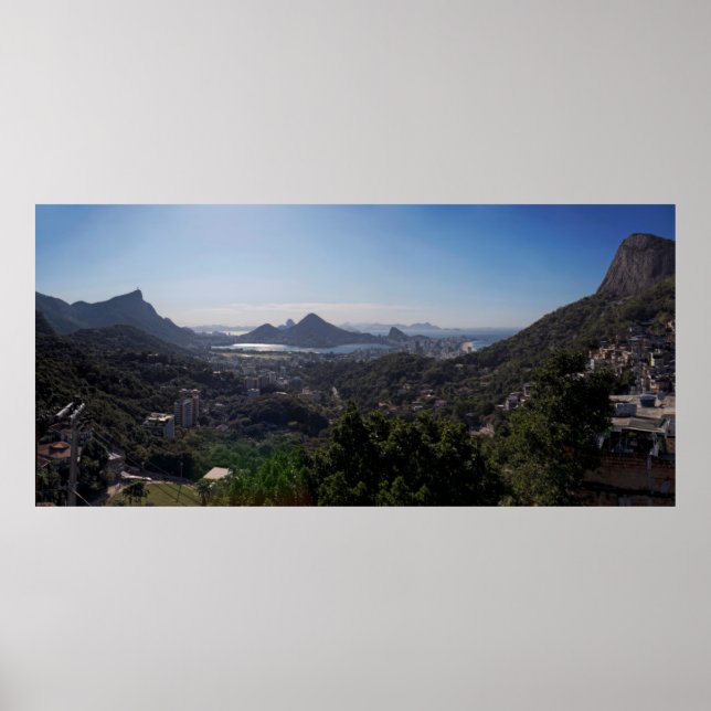 Póster Zona Sur de Río de Janeiro (Frente)