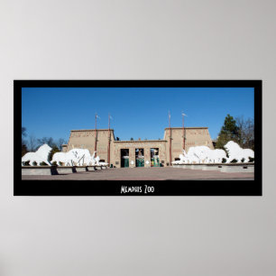 Póster Zoológico de Memphis