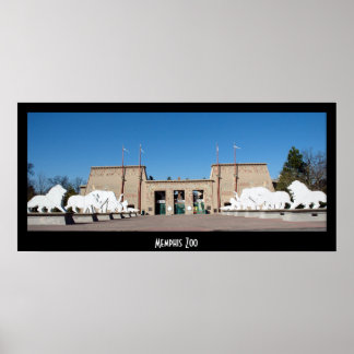 Póster Zoológico de Memphis