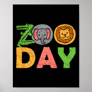Póster Zoológico: niños de la vida salvaje Vaca