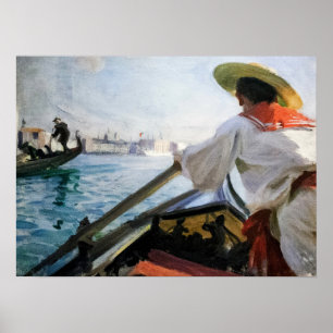 Póster Zorn - En El Barco Por Anders Zorn