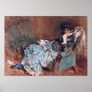 Póster Zorn - La Carta, 1882