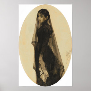 Póster Zorn - La viuda