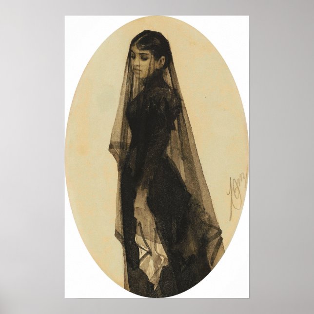 Póster Zorn - La viuda (Frente)