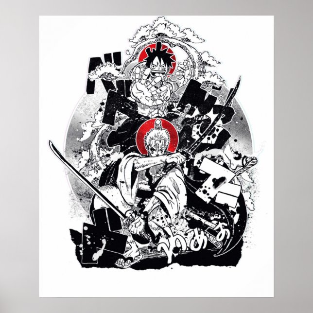 Póster Zoro y Luffy (Frente)