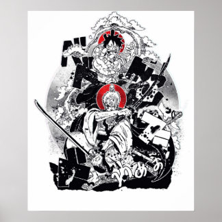 Póster Zoro y Luffy