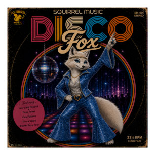 Póster Zorra Disco