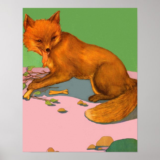 Póster zorro bello (Frente)