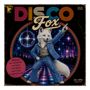 Póster Zorro de discoteca