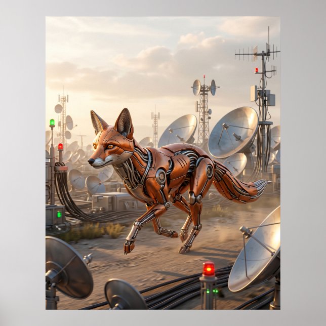 Póster Zorro Forjado Ascua (Frente)