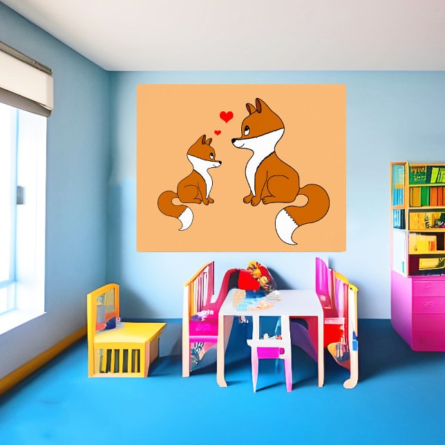 Póster Zorros lindos  (Subido por el creador)