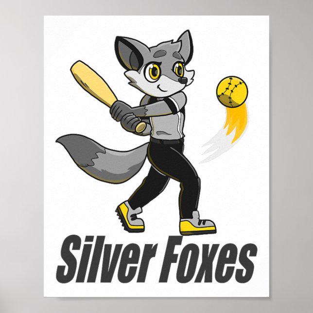 Póster Zorros Plateados Softll  (Frente)