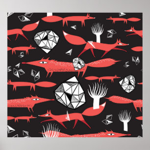 Póster Zorros Rojos: El Fondo Oscuro No Tiene Maravilla.