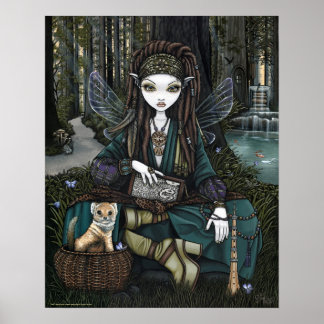 Póster Zoti Woodland Forest Fairy Awen Soothsayer Poster