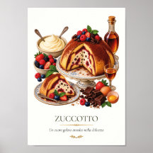 Zuccotto fiorentino – Vintage Italian Dessert