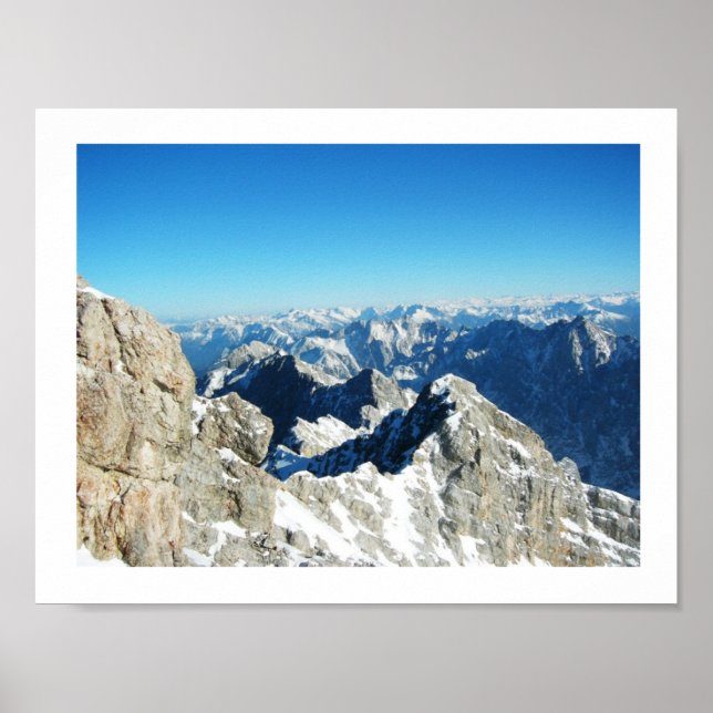 Póster Zugspitze, Alemania (Frente)