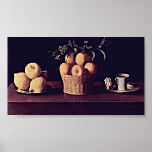 Póster Zurbaran de Francisco - Lemonoranges y subió