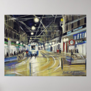 Póster Zurich Bahnhofstrasse