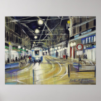 Póster Zurich Bahnhofstrasse