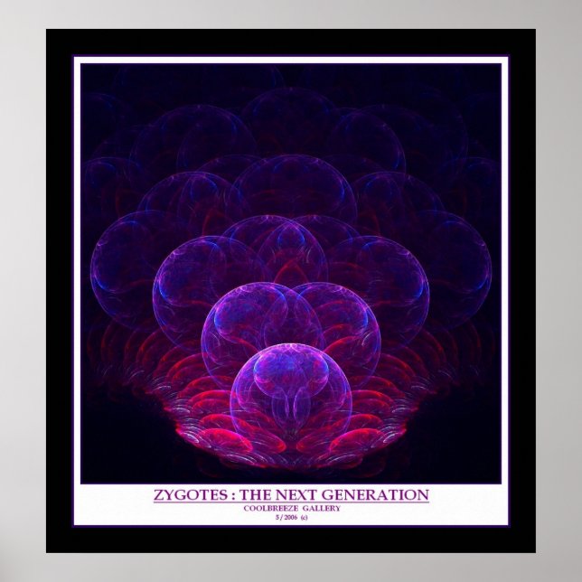 Póster ZYGOTES : LA PRÓXIMA GENERACIÓN (revisada) (Frente)