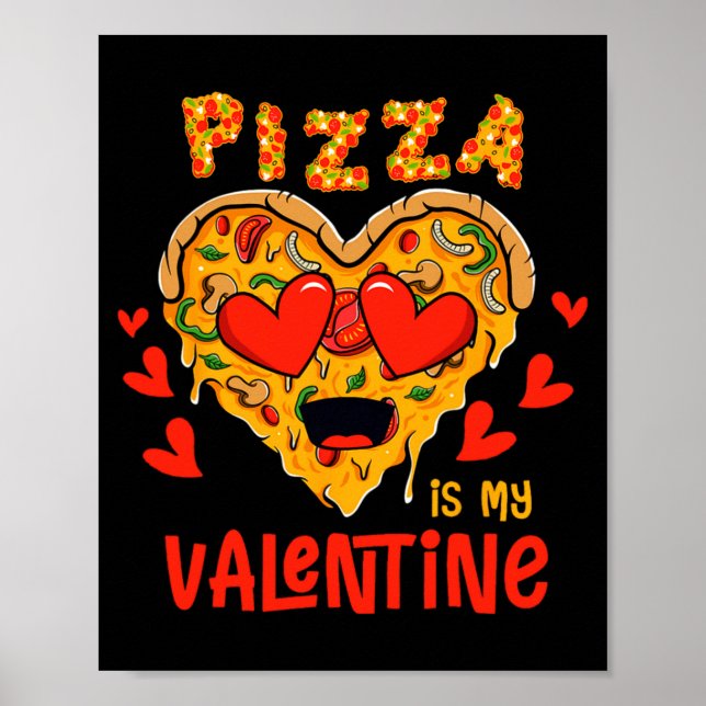 Póster Zza Is My Valentine Funny Valentines Day Boys Gi _ (Frente)