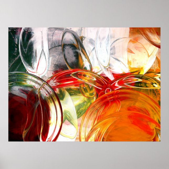 Pósters abstractos de computadora - Impresión de a (Frente)