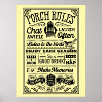 POSTERS AL AIRE LIBRE - Reglas de Porche