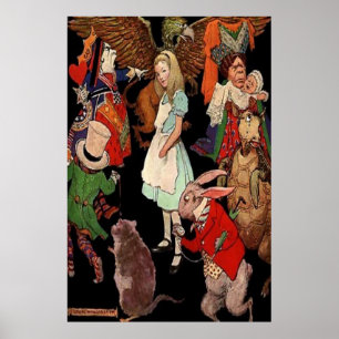 POSTERS - ALICE IN WONDERLAND - PETER NEWELL 1890