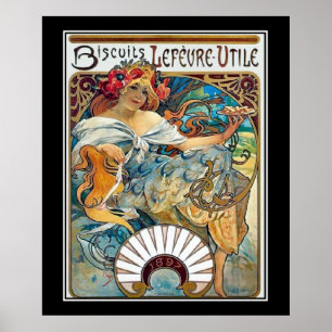 Pósters antiguos de galletas Lefevre